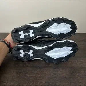 NWB Under Armour Men’s Spotlight Franchise RM Rubber Cleats Athletic Black 14 Under Armour Spotlight Franchise RM Football Shoes- 3022774  main image 3